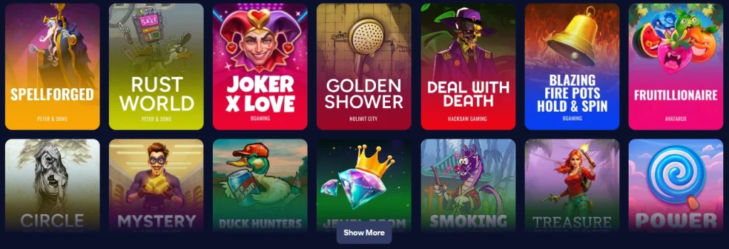 ตัวอย่างหน้า Landing Page พันธมิตรของ Spinathlon Casino
